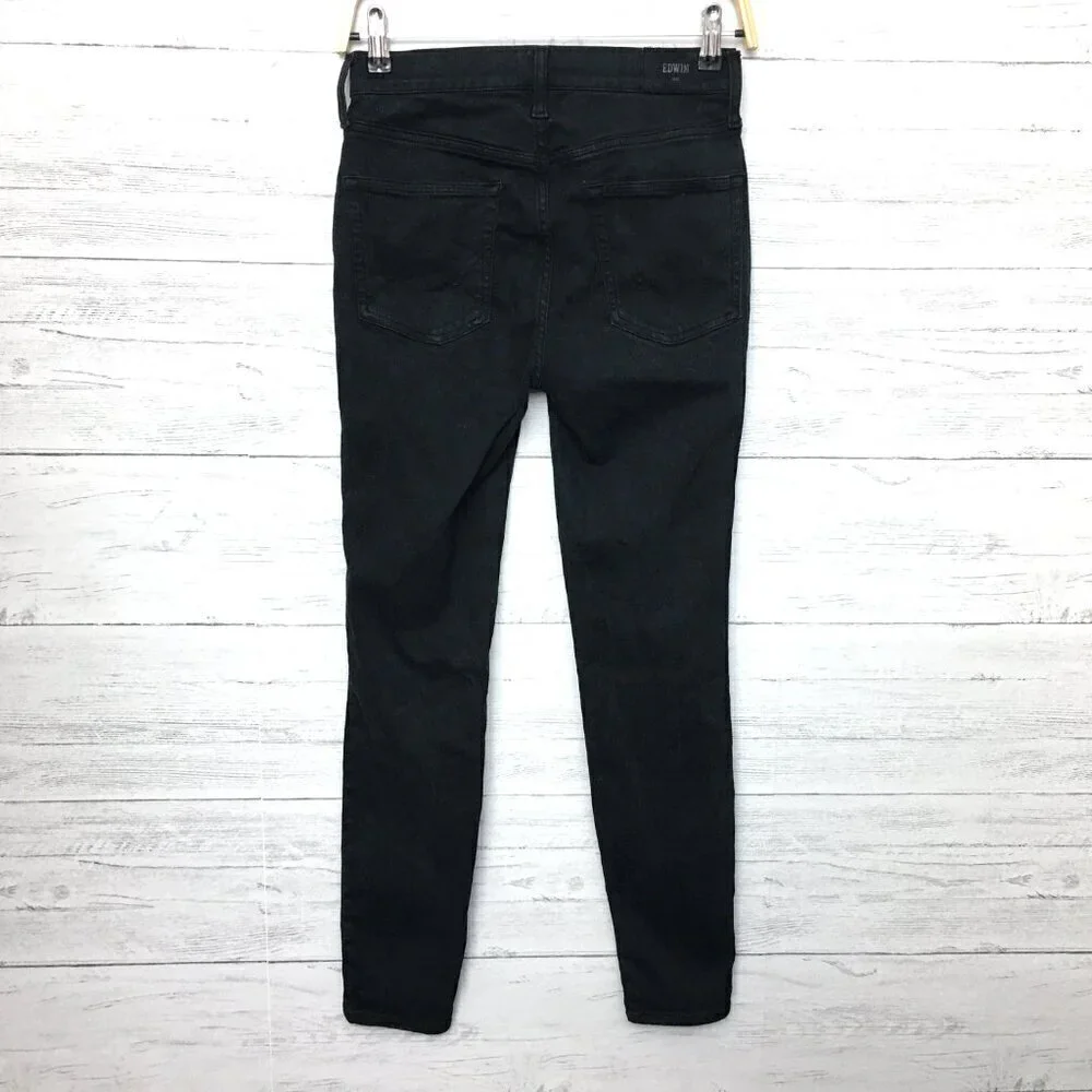 Edwin Women's Black Skinny Jeans Candice 10